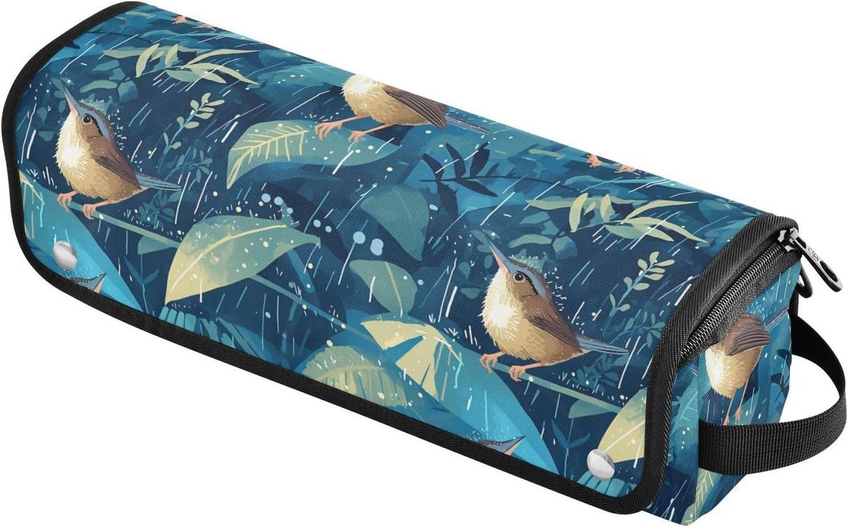 Haargereedschap Reistas - Krultang Organizer Stijltang Etui - Reizen met Haarstyling - Hittebestendige Mat - 37 cm - Meerkleurig