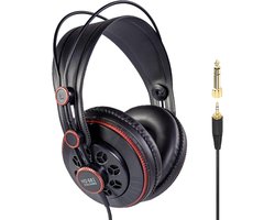 SnelShoppen - Superlux HD681 Hoofdtelefoon, Zwart, Hi-Fi Geluidskwaliteit, Comfortabele Oorkussens, Ideaal voor Muziek, Films en Spellen, Inclusief 3.