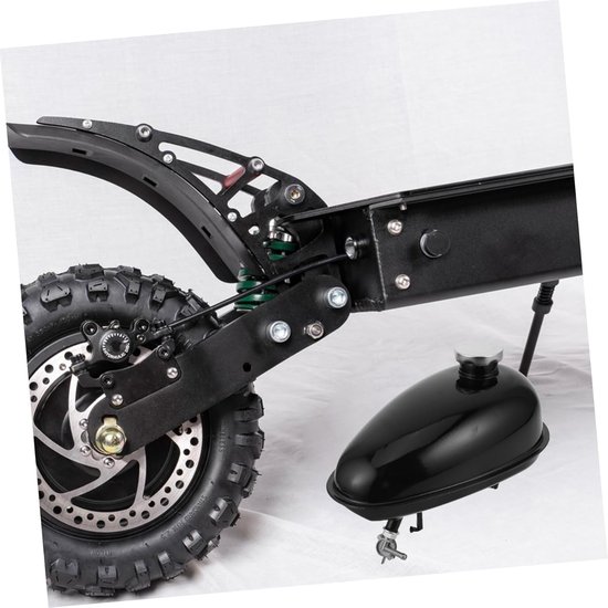 Mini Motorfiets Benzinetank - Brandstoftank Fiets - Vervangen Oude Tank - Ijzeren Constructie - 3 Liter - Zwart van MINI — afbeelding 2