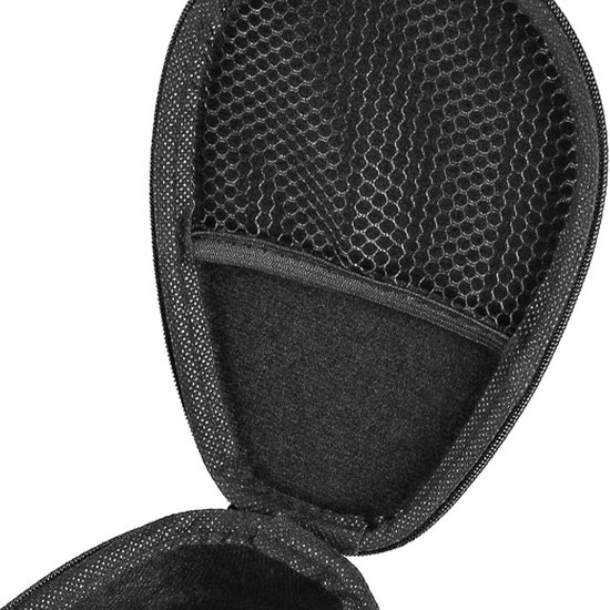 Reistas voor Bone Conduction-koptelefoons Bone Conduction-oortelefoonhoesje Drukbestendige draagbare harde EVA-headsettas (zwart) 16,5 x 11 x 4 cm (binnenkant) — afbeelding 4