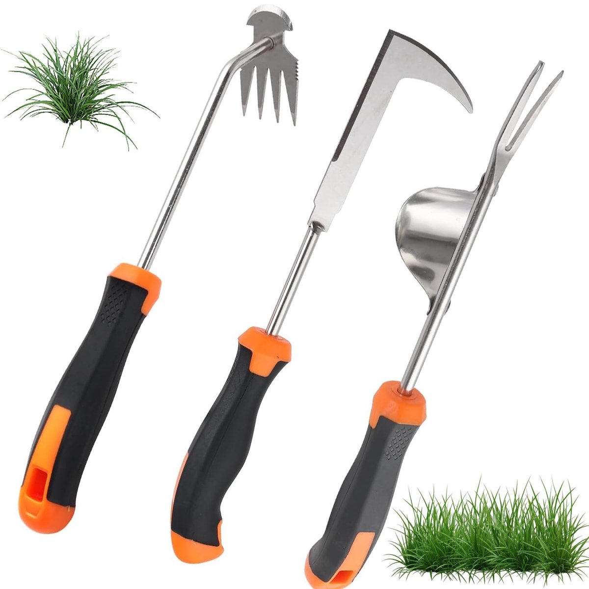 Omgoods - 3-delige Heavy Duty Onkruidverwijderaar Set - Ergonomisch Gereedschap