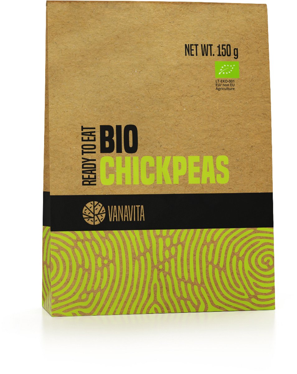 GymBeam BIO Kikkererwten Kant-en-klaar VanaVita 150 g
