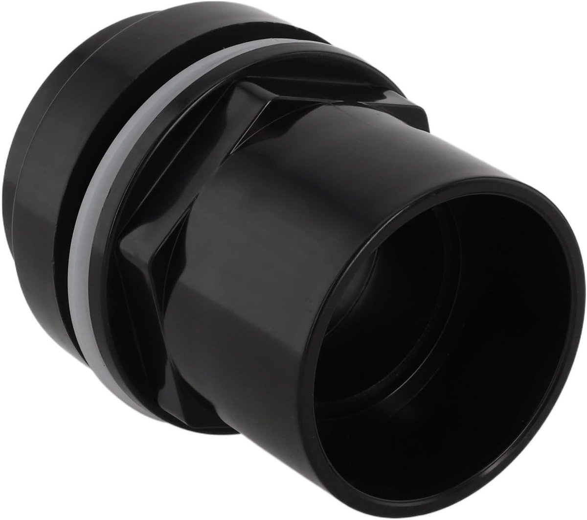 PVC Tank Connector voor Visvijver Filter Systemen met Pakking en Moer (50mm)