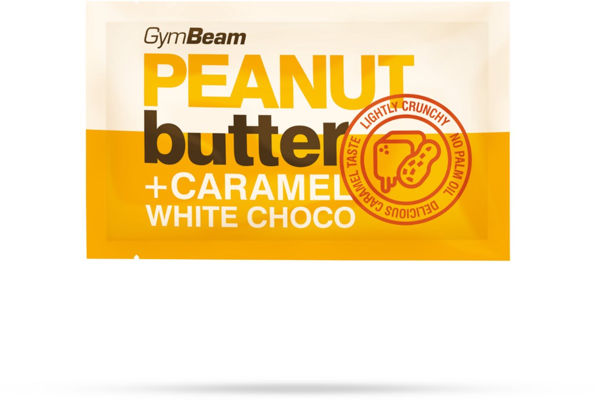 GymBeam Pindakaas & karamel witte chocolade monster 30 g