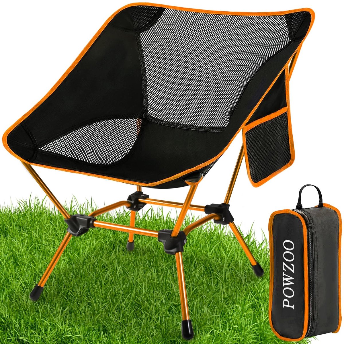 Omgoods - Opvouwbare Campingstoel tot 150 kg - Draagbare Picknickstoel met Draagtas