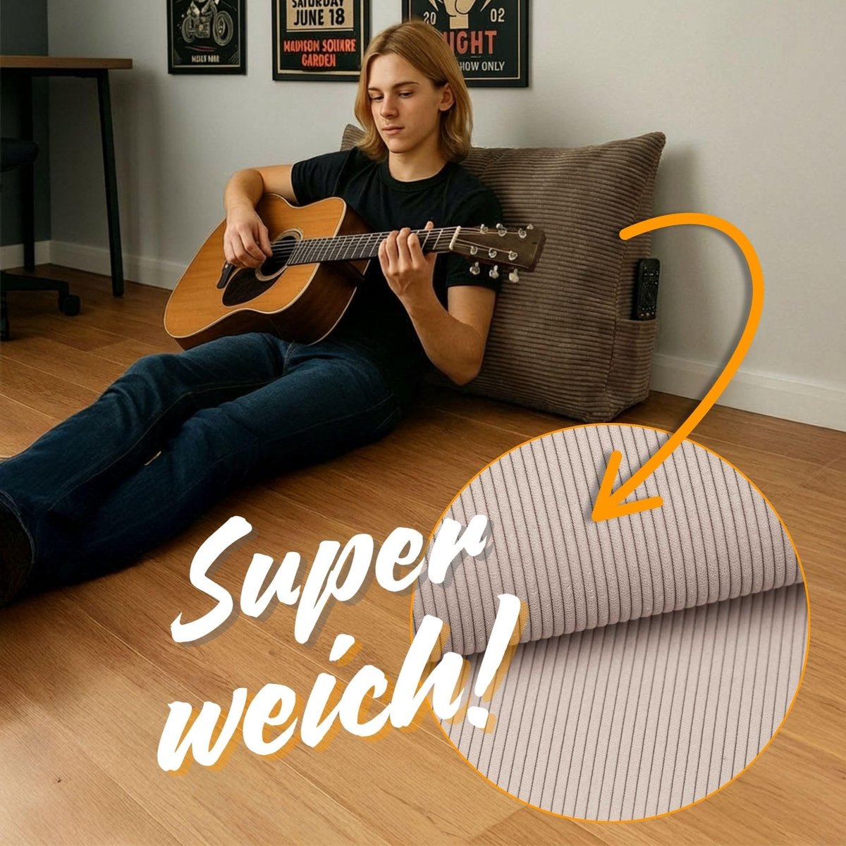Omgoods - Ergonomisch Leeskussen voor Bed en Bank - Triangelvormige Rugsteun