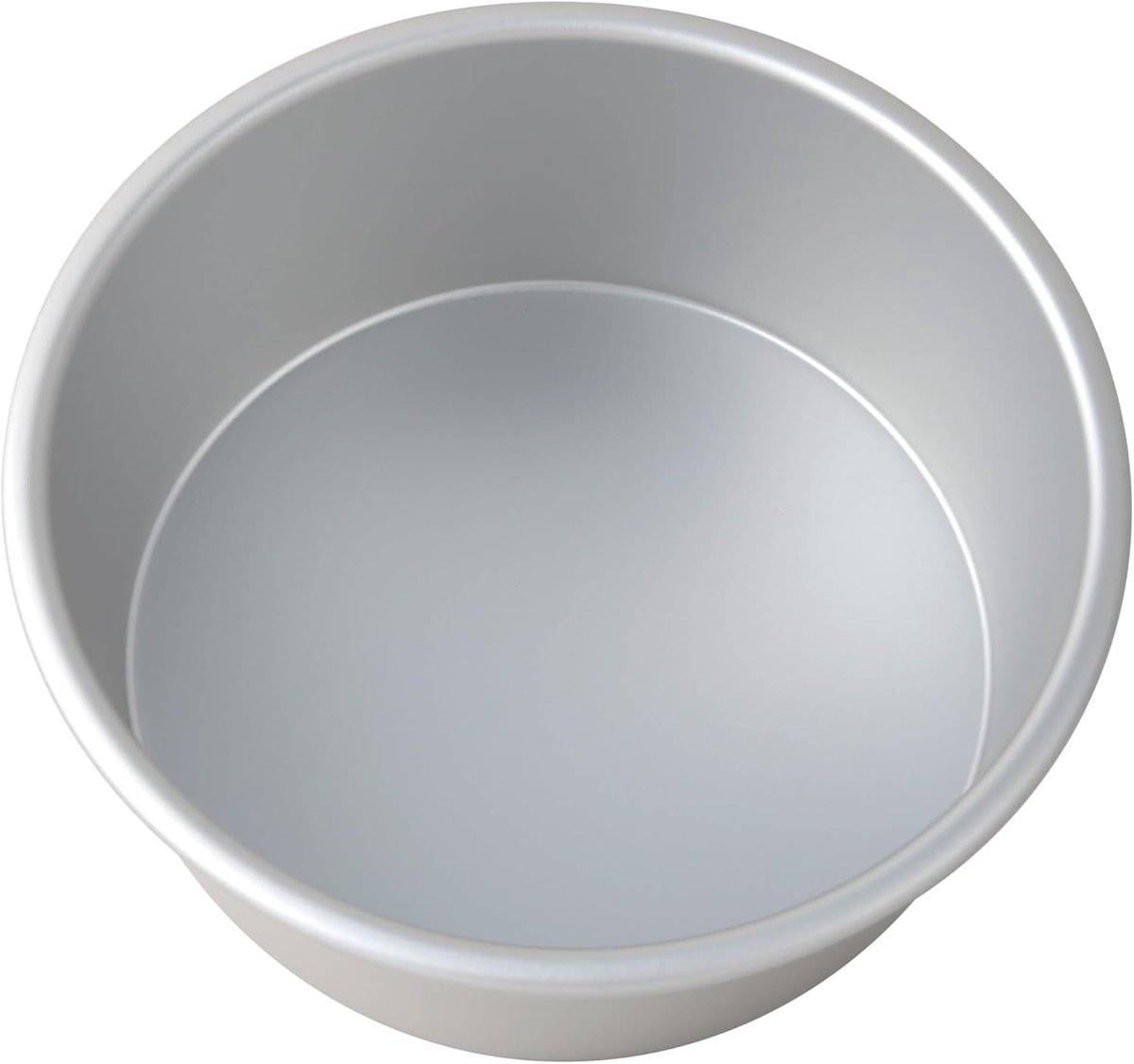 Ronde taartvorm, Ø 18 x 7,5 cm, aluminium, geanodiseerd, zilverkleurig