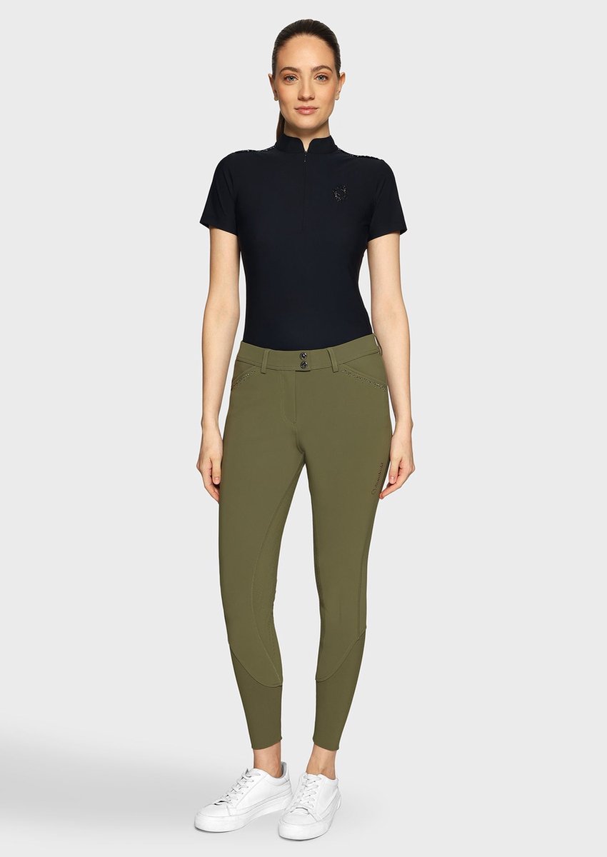 Samshield Celeste Full Grip Rijbroek Dames M Khaki