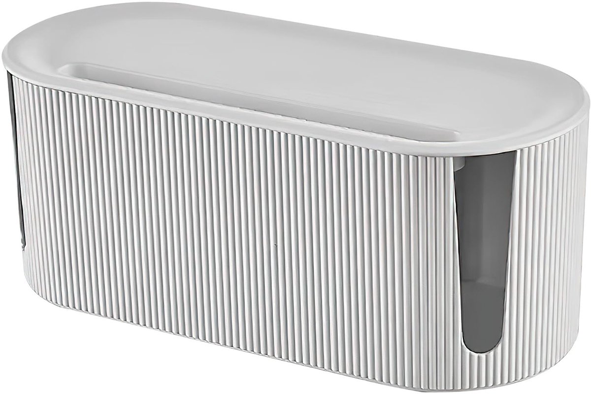 Omgoods - Kabelbox met Deksel - Kabeloplossing en Veiligheidsopslag voor Thuis en Kantoor