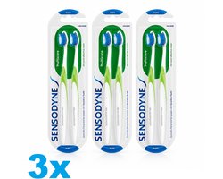 Sensodyne Multicare Soft Tandenborstel – Voor Gevoelige Tanden – 3 x 2 Stuks – 6 Stuks