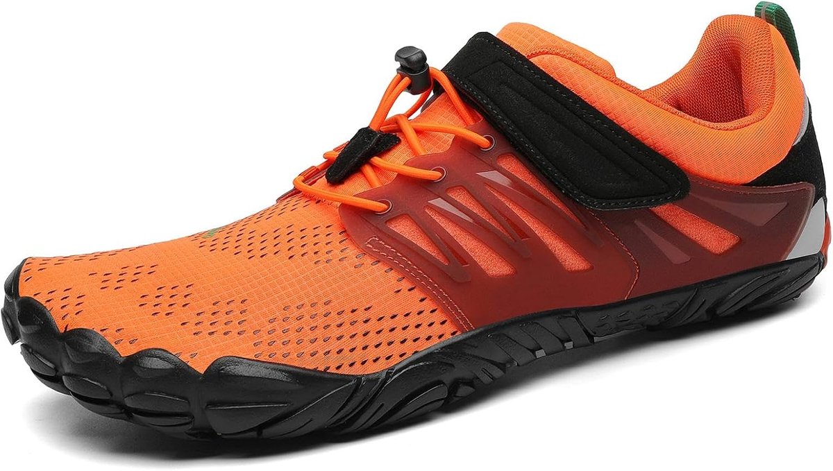 Blotevoetenschoenen voor dames en heren, ademend, antislip, met brede teenbox en zero-drop-zool, maat 35-48 EU