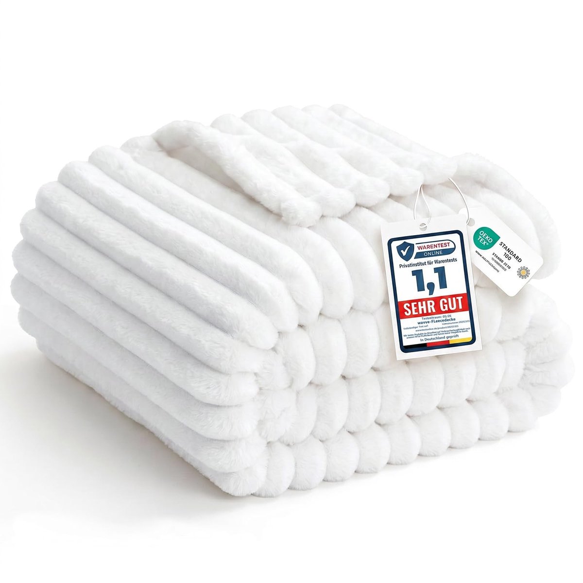Omgoods - Fleece Plaid Blanket - Zacht en warm dekentje voor sofa en bed