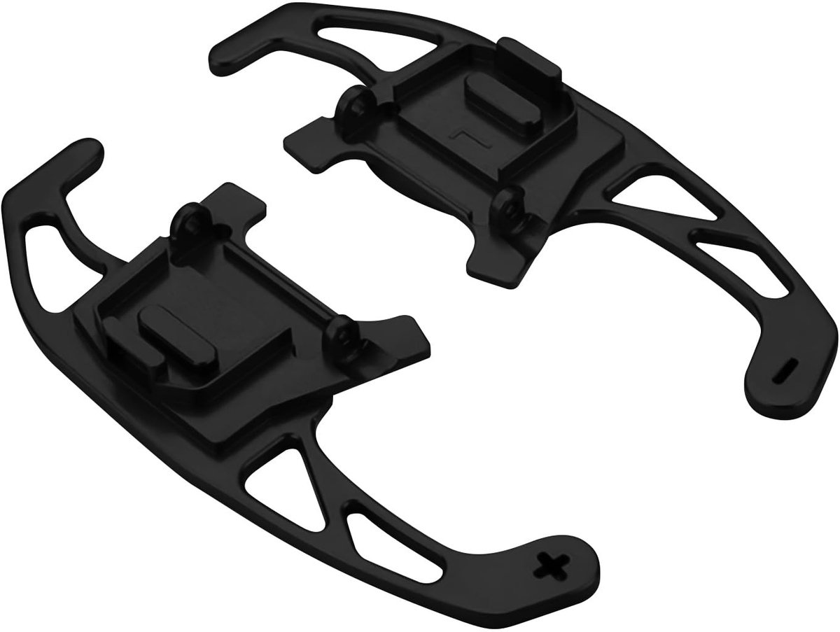 Dailygoods - Schakelhendel van aluminium voor VW Volkswagen Golf MK7 GTI R R-Line Scirocc 2015-2019 Stuurwiel (zwart)
