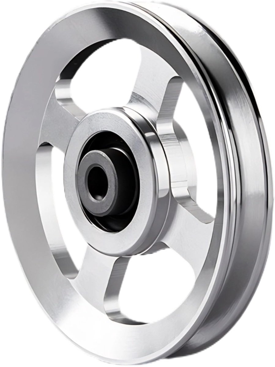 Katrol Wiel, 114-115mm Universele Aluminiumlegering Katrol Wiel voor Thuis Gym Oefening Krachttraining Apparatuur