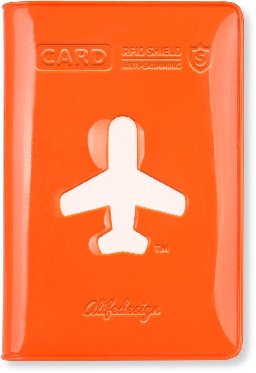 HF Shield Card Wallet, Orange