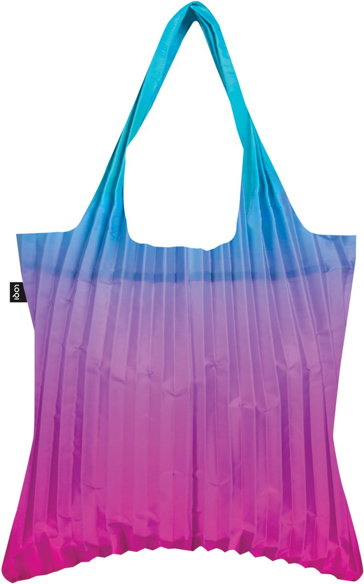 Bag pleated - Rainbow Blue