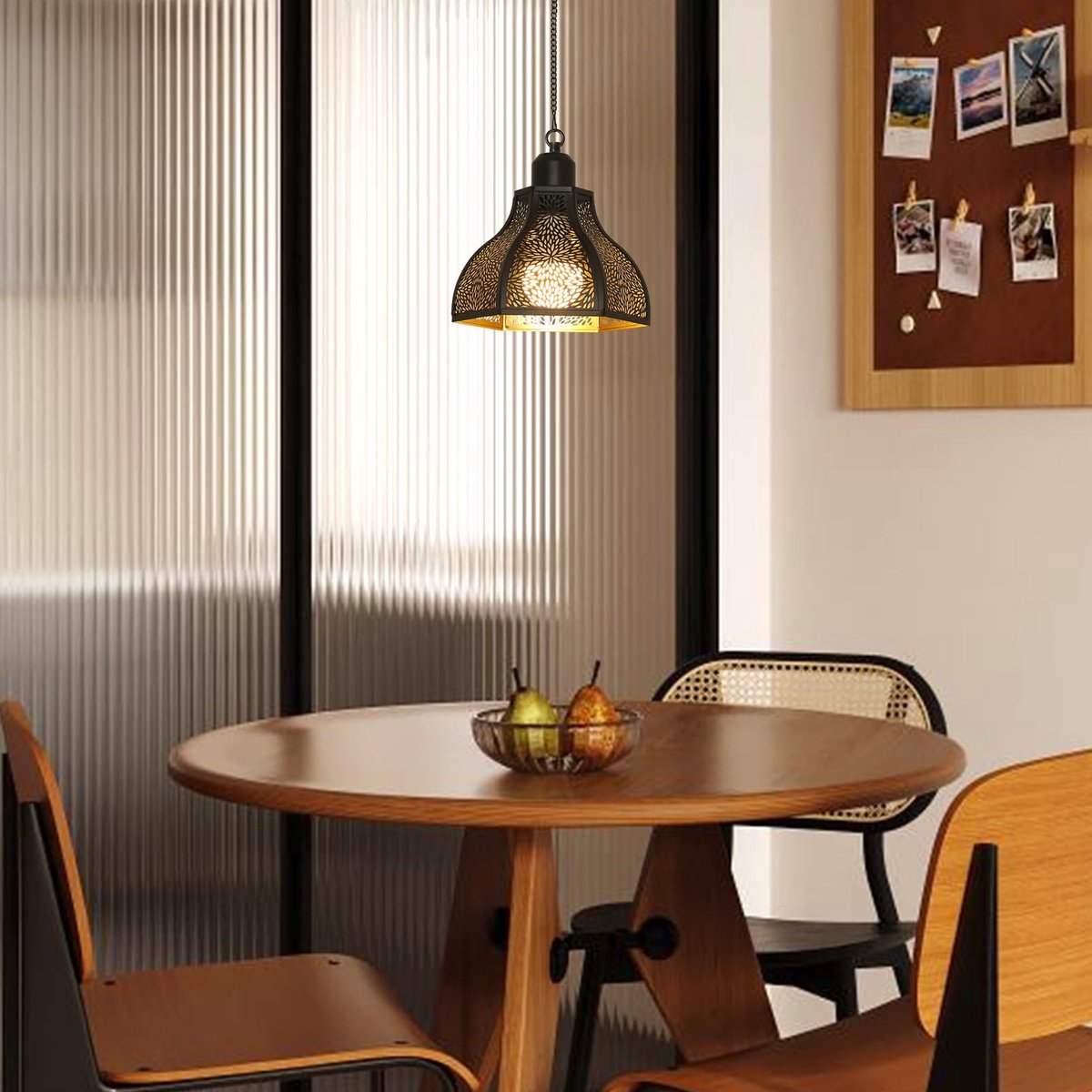 2 Stuks Oplaadbare Hanglamp voor Binnen, Buiten met Batterij, Zwarte Hanglamp zonder Stroomaansluiting, Buiten Tuinverlichting met Lamp & Afstandsbediening, Buitenlamp voor Terras, Balkon — cadeau in Cadeau-ideeën - foto 5