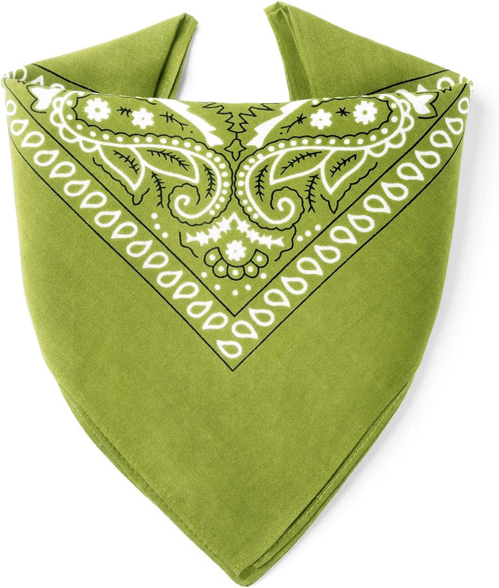 ...KARL LOVEN - Bandana - Paisley motief - 100% Katoen - Superieure Dikte - 20 Exclusieve Kleuren