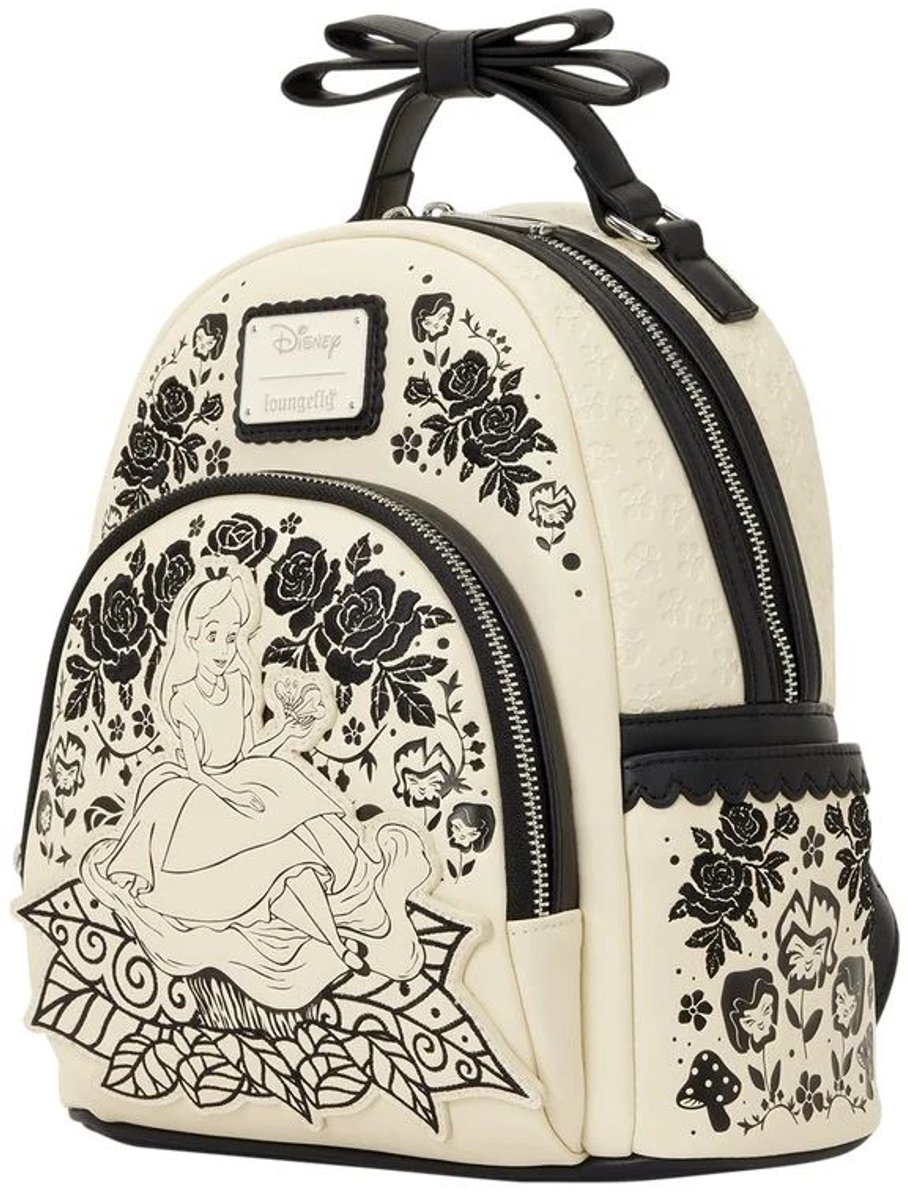 Loungefly Disney Alice in Wonderland Floral Mini Rugzak – Alice – Bloemenprint – Disney Backpack – foto 4