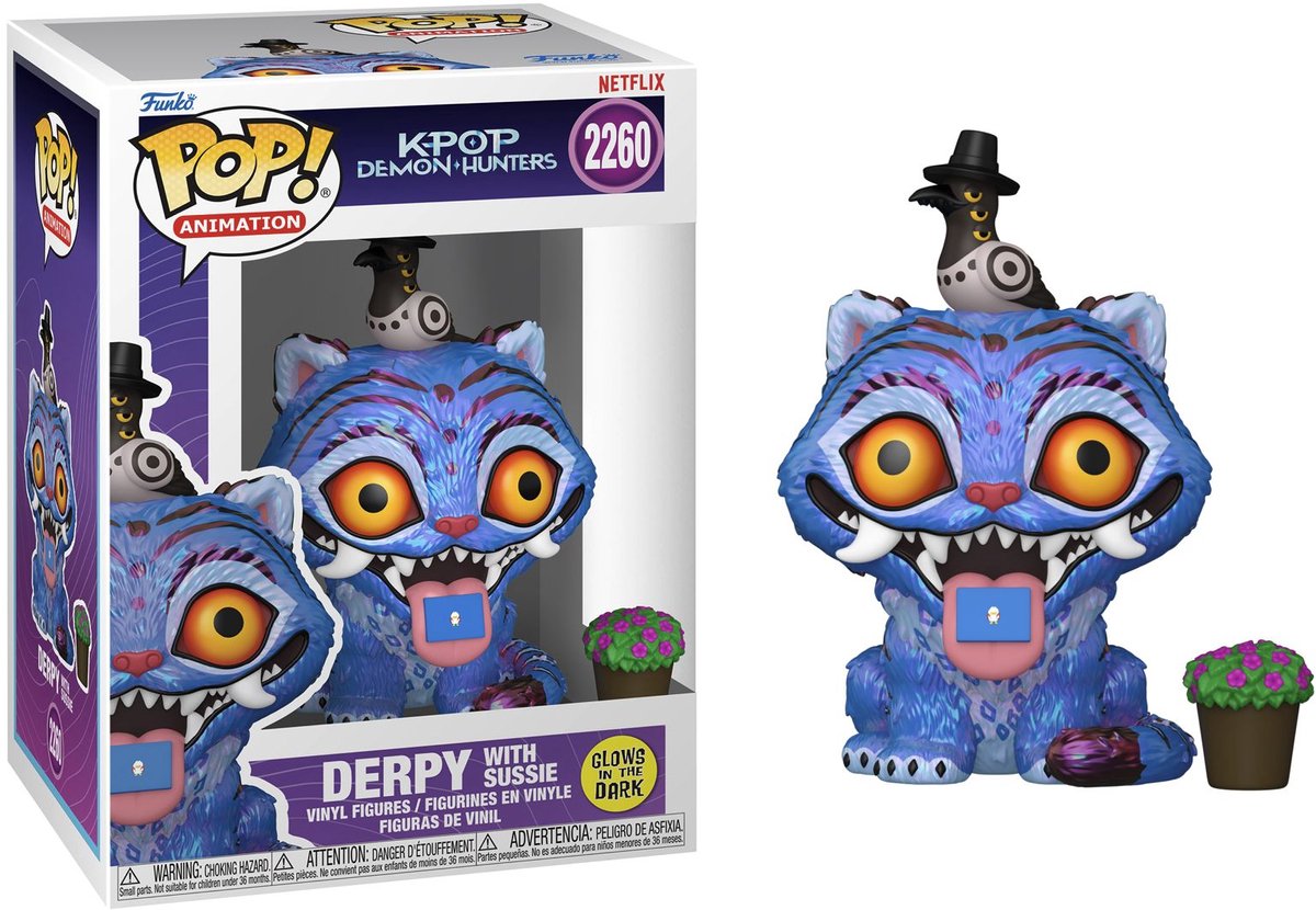 Funko POP Animation: KPop Demon Hunters - Tiger w/ Bird — afbeelding 6