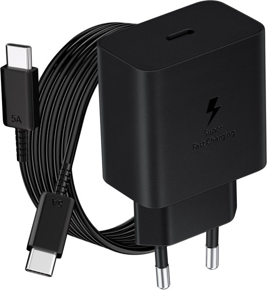 Samsung - Efficiency Adapter - 45W - USB-C - 1.8 Meter - Zwart
