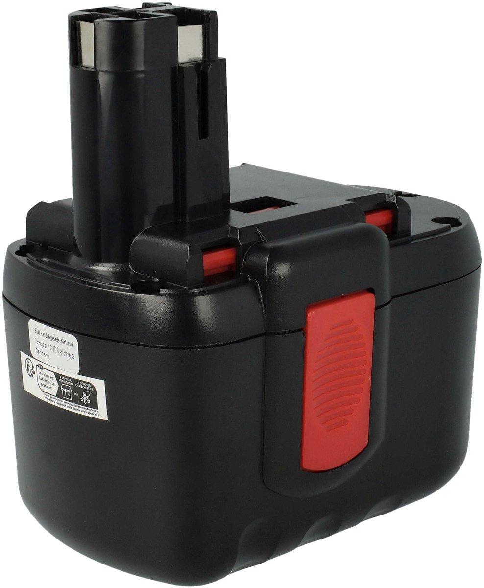 vhbw accu compatibel met Bosch 1645K-24, 1645-24, 1645B-24, 13624-2G, 1645, 12524-03, 13624, 12524, 125-24, 11524 gereedschap (3000 mAh, NiMH, 24 V)