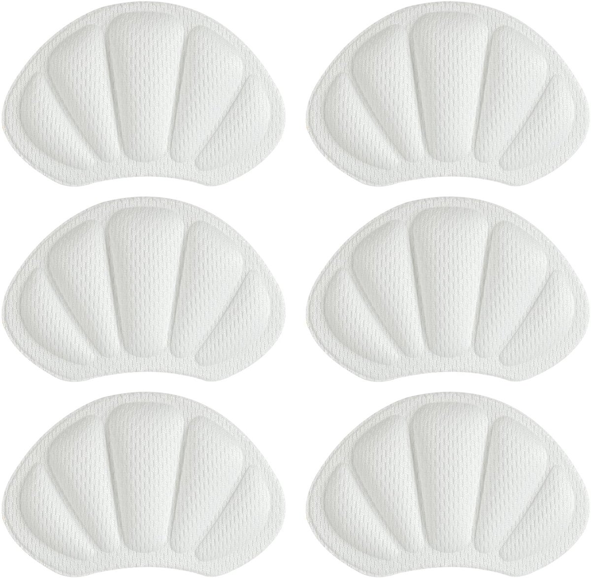3 Paar Fersenschutz Schuheinlagen, eersteklas hielkussen voor schoenen, comfortabele hielbeschermer, zelfklevende antislip hielkussens voor optimale comfort (wit)