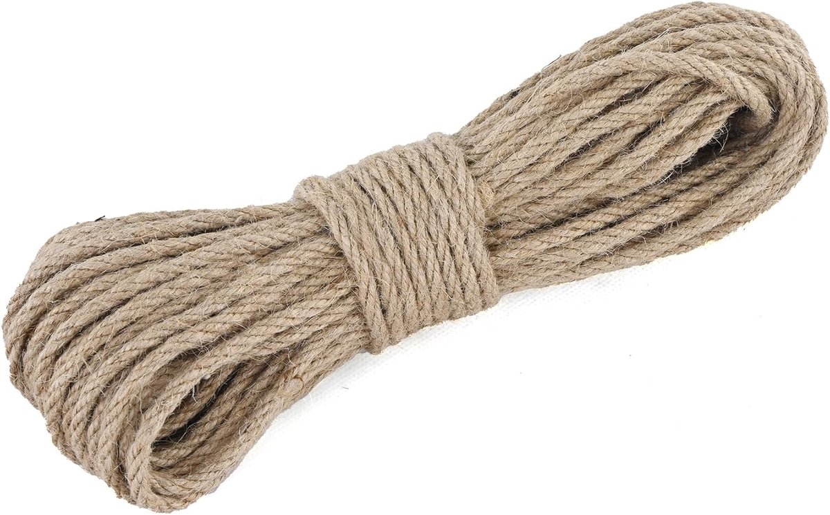 Touw 30M 5MM Touw Tuin Touw voor Buiten Gebruik, Decoreren, DIY Kunst Bundelen Ambachten