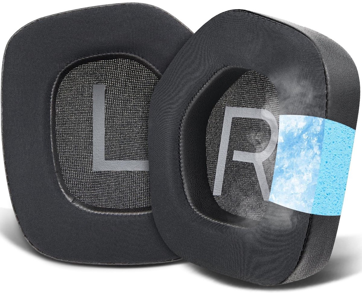 Dailygoods - SOULWIT Koelende Gel Oorkussens Vervanging voor Alienware AW988 (AW 988) Draadloze Gaming Headset, Earpads Cushions met Geluidsisolerend Schuim