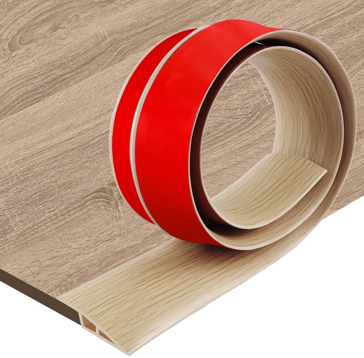Dailygoods- Drempelhoogte zelfklevend - Overgangsprofiel PVC - Hoogteverschillen 10-20 mm - Slijtvast en waterdicht - Eenvoudige installatie - Milieuvriendelijk materiaal