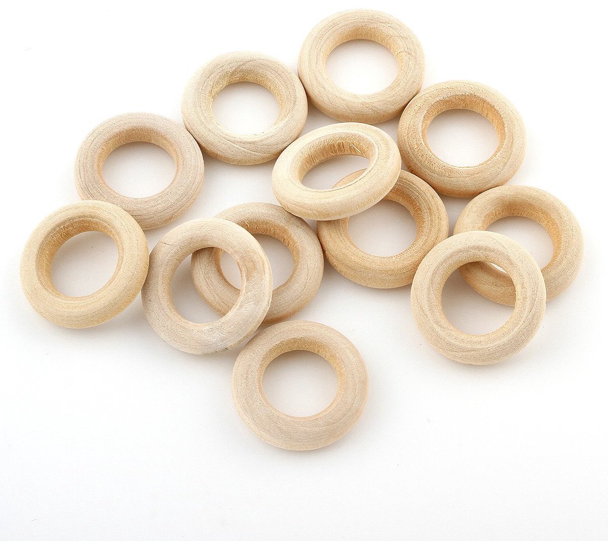 Ring Ø 15 mm - 40 Stuks Onafgewerkte Gladde Hoepen - Sieraden, Gordijnringen Voor Gordijnen - H160