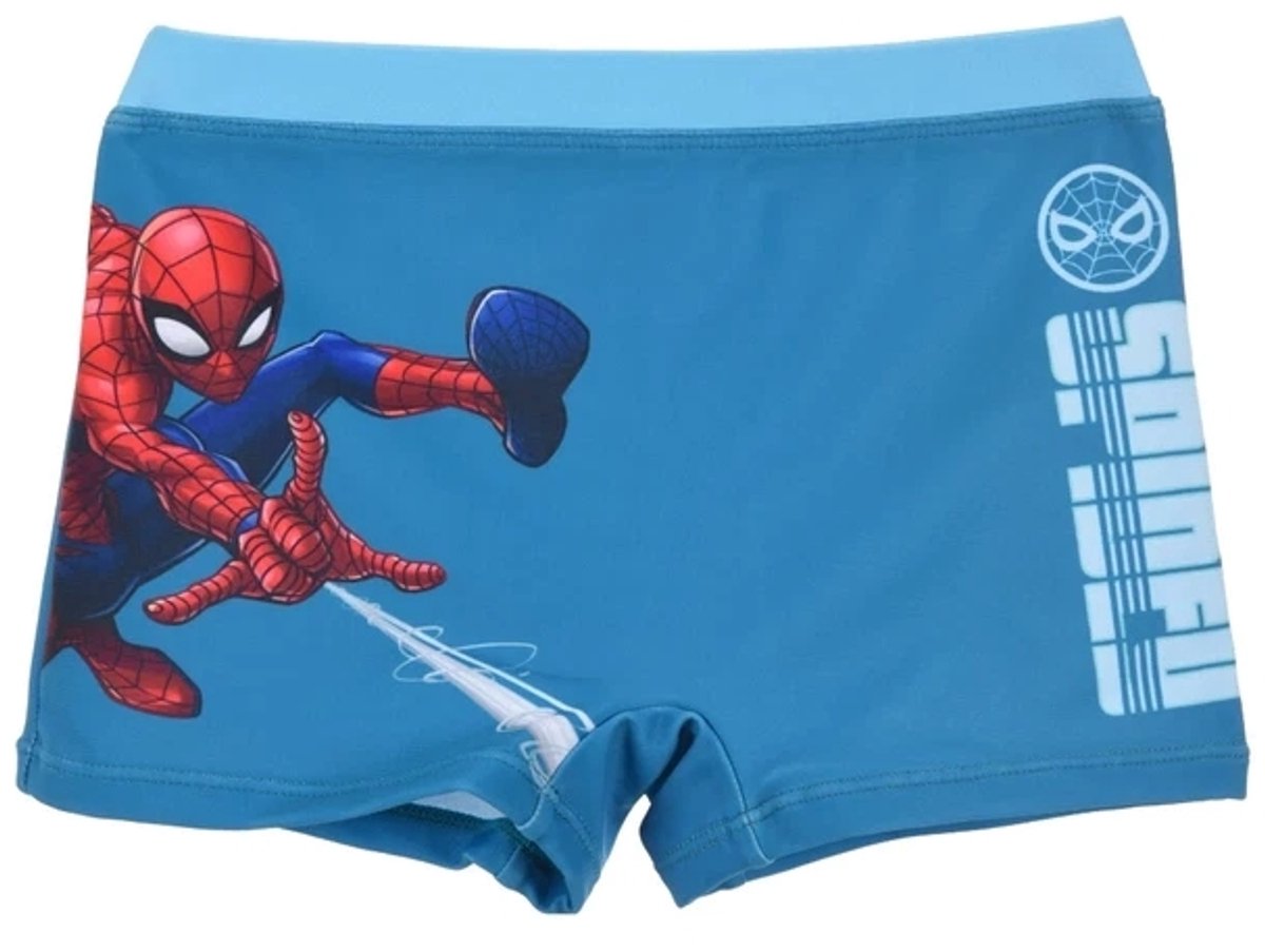 Spiderman zwembroek - blauw - Marvel Spider-Man zwemshort - maat 98