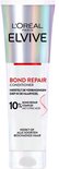 Tube L'Oréal Elvive Bond Repair après-shampoing avec 10% complexe de réparation de liaisons à l'acide citrique, répare en profondeur la fibre capillaire.