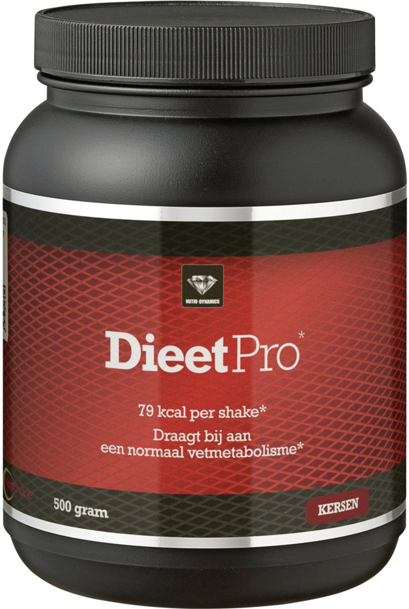 Bol.com Nutri Dynamics Dieet Pro Eiwitshake Kersen - 500 gram aanbieding