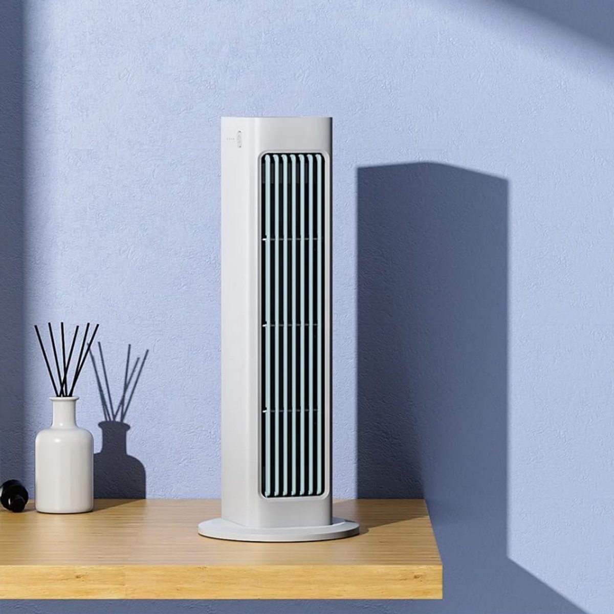 Draagbare airconditioner - Mini-koeler - Persoonlijke koeling - Ultrastil ontwerp - 32,5 x 7,5 x 7,5 cm - Wit