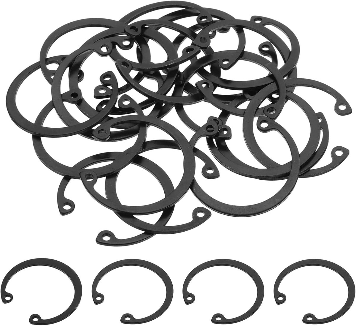 Borgringen, 35 mm C-clip borgring 65 mangaanstaal ring interne circlip voor automotive Grooved Shafts Stud