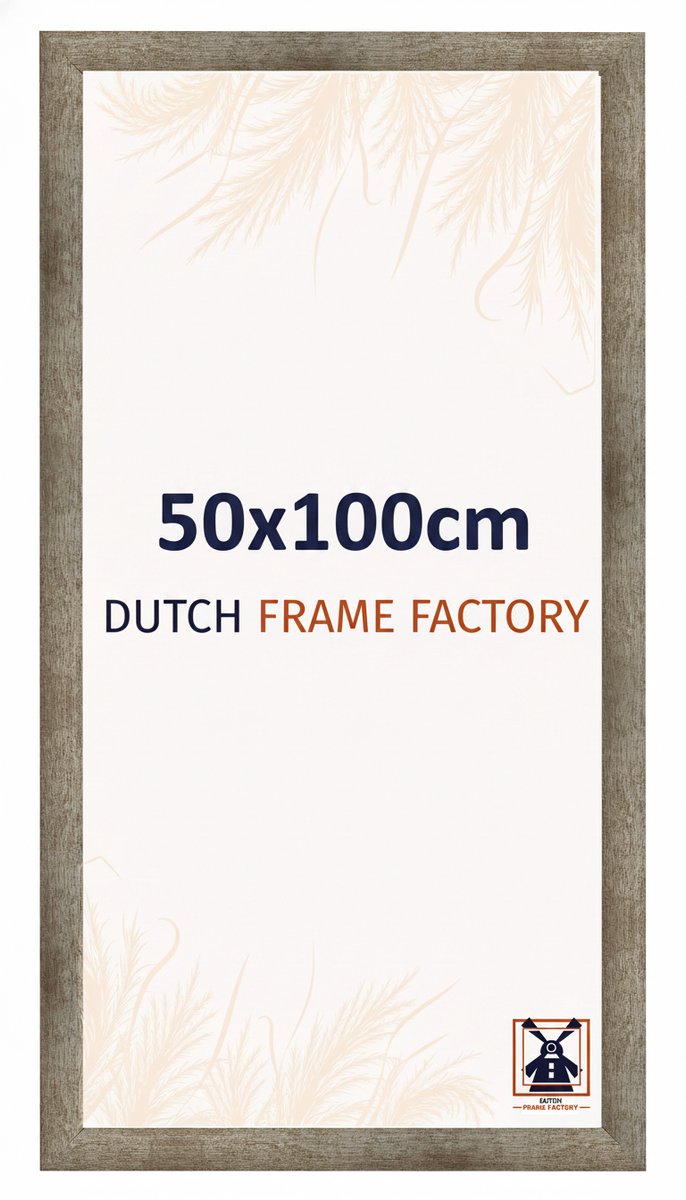 Fotolijst 40x60 cm - MDF - Wijnrood Geveegd - Benno
