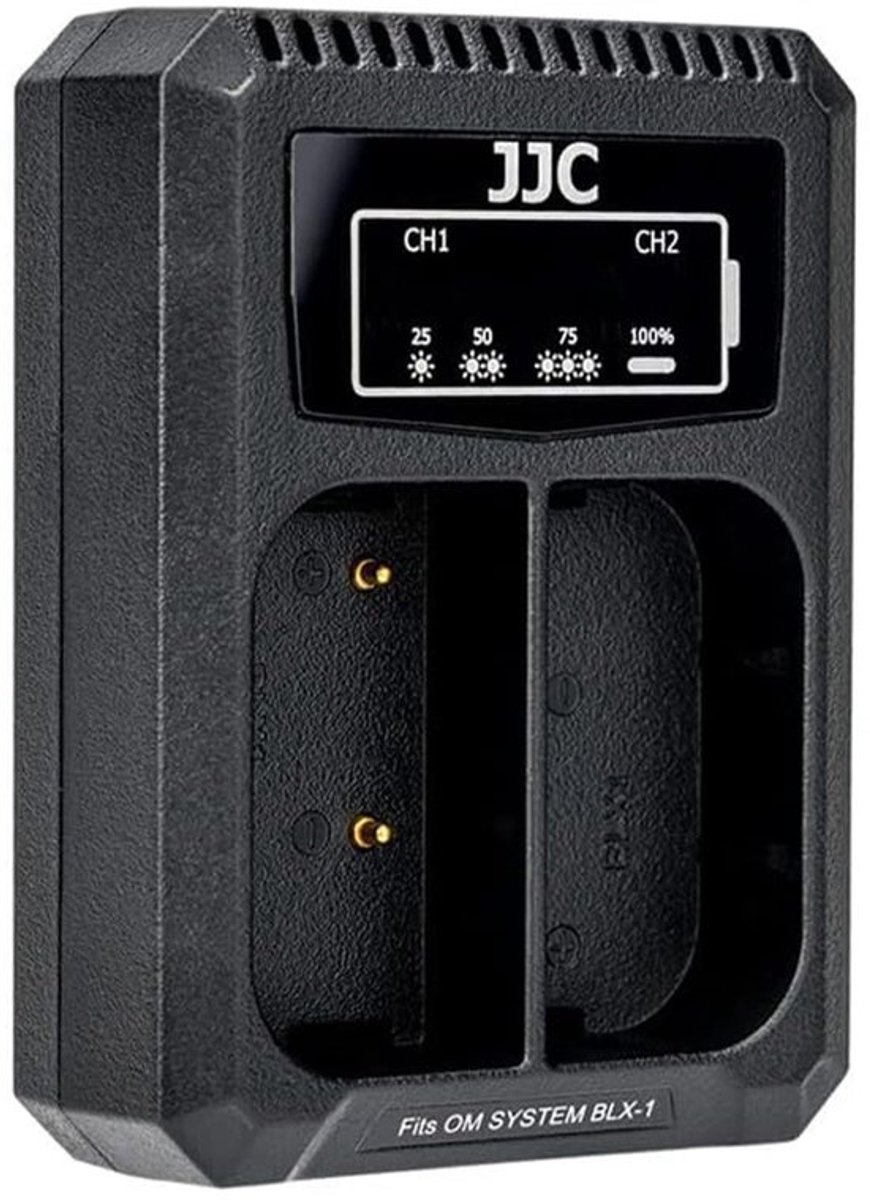 Onf3 - USB dubbele batterijlader - Oplader voor camera - Draagbaar