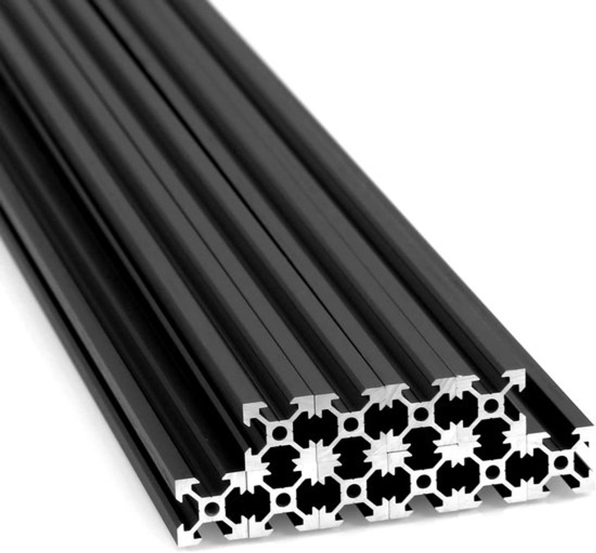 Vt products - Aluminium Extrusie - V-Slot Profiel - 700mm - Zwart