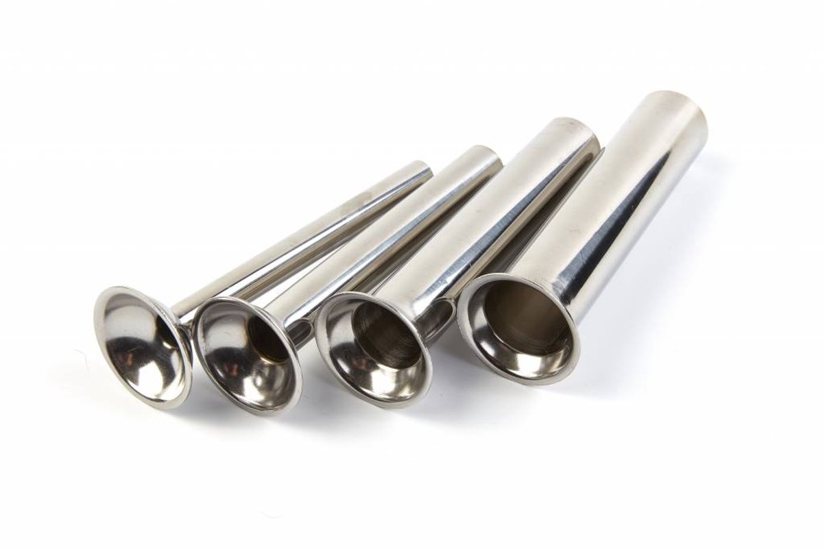 Sausage Filler Stainless Steel Tubes - Set of 4 Pieces