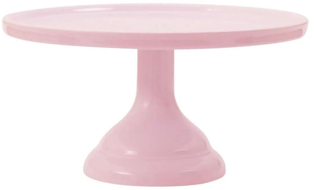 Taartstandaard - roze - 23 cm