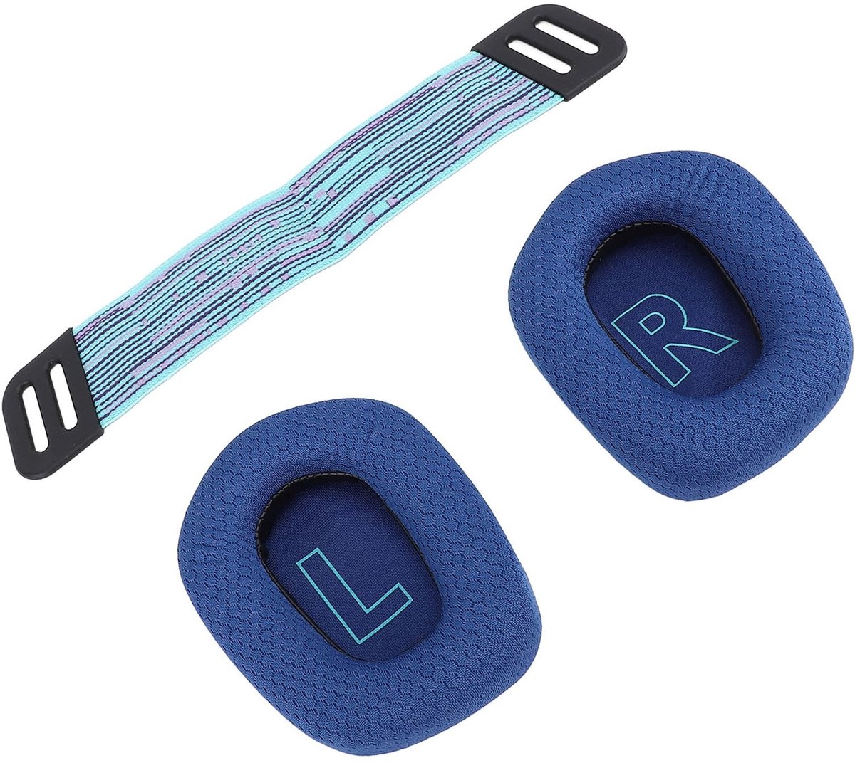 Dailygoods - Oordoppen van schuim, oorkussens van traagschuim met hoofdband voor G733 draadloze G335 bedrade gamingheadset, ontworpen voor G733 draadloze headset, G335 bedrade gamingheadset, gemaakt met
