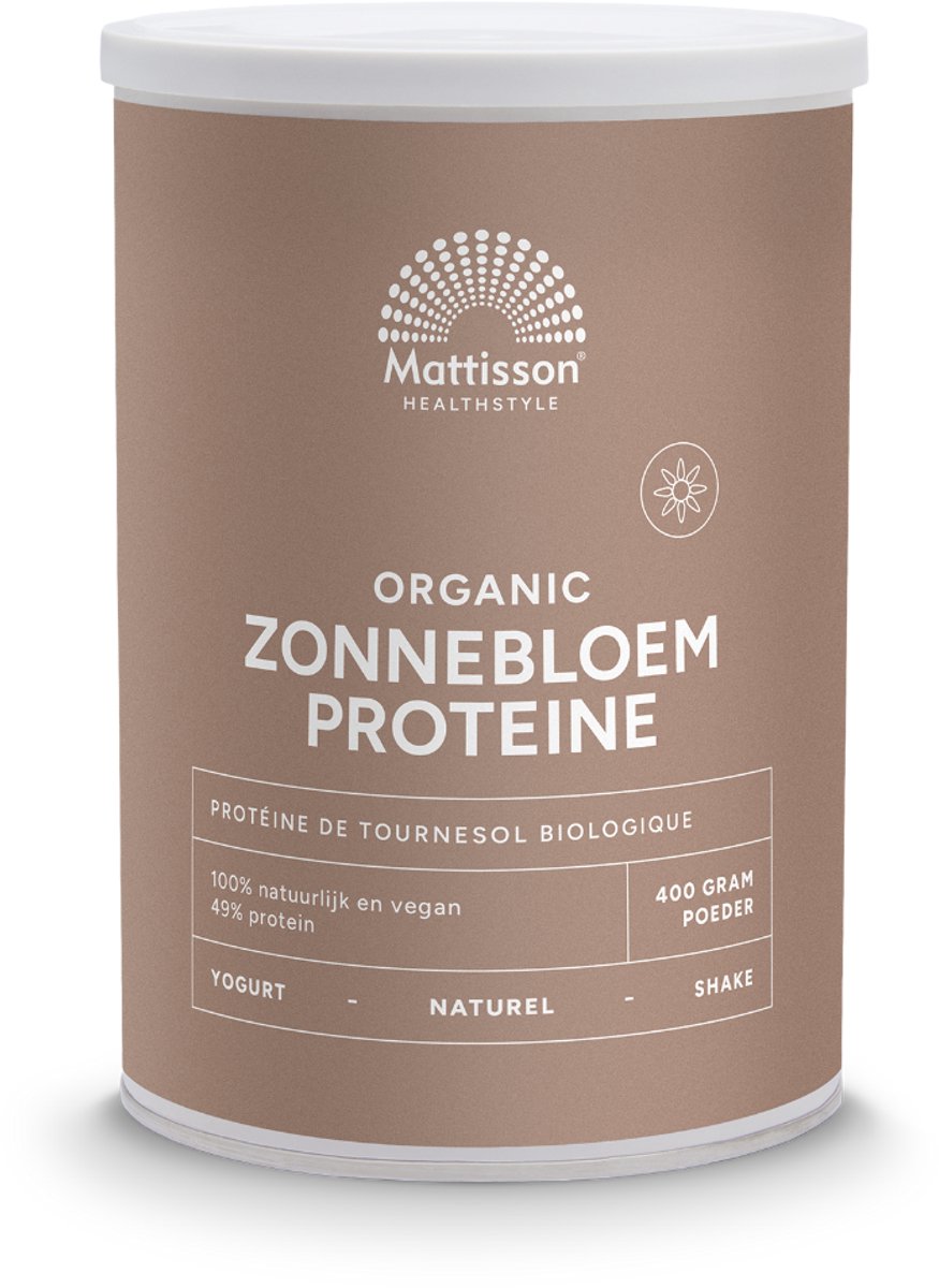 Mattisson - Zonnebloem Proteïne poeder 45% - 400 Gram
