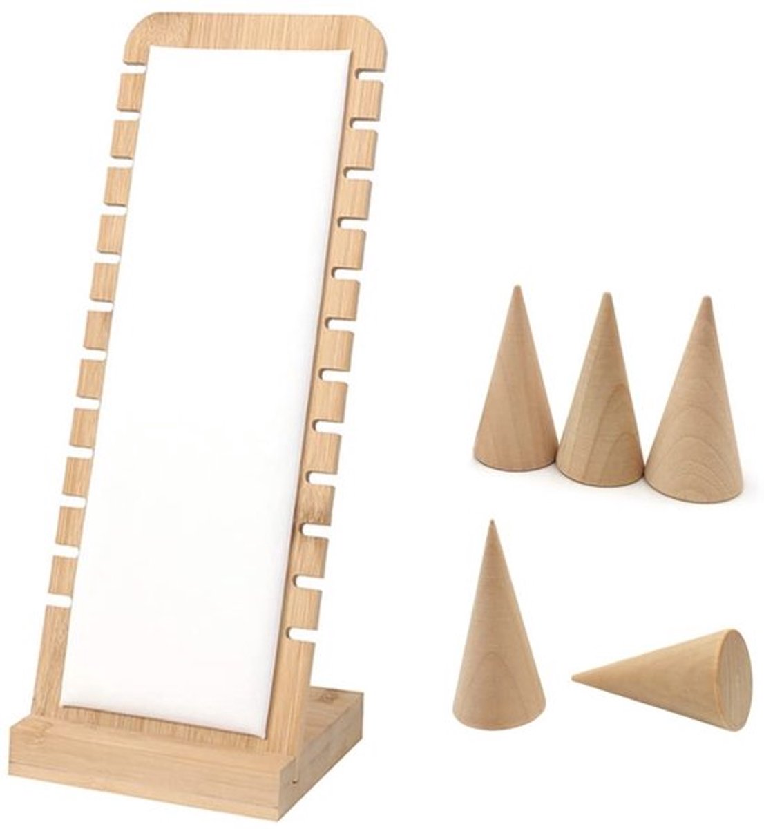 Store_9 - Display voor halsketting - Houten sieradenstandaard