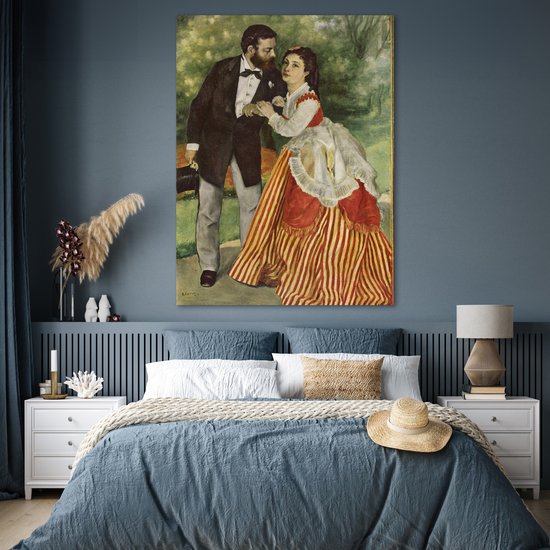 Fiancée - Peinture de Pierre-Auguste Renoir 120x160 cm XXL / Groot format!