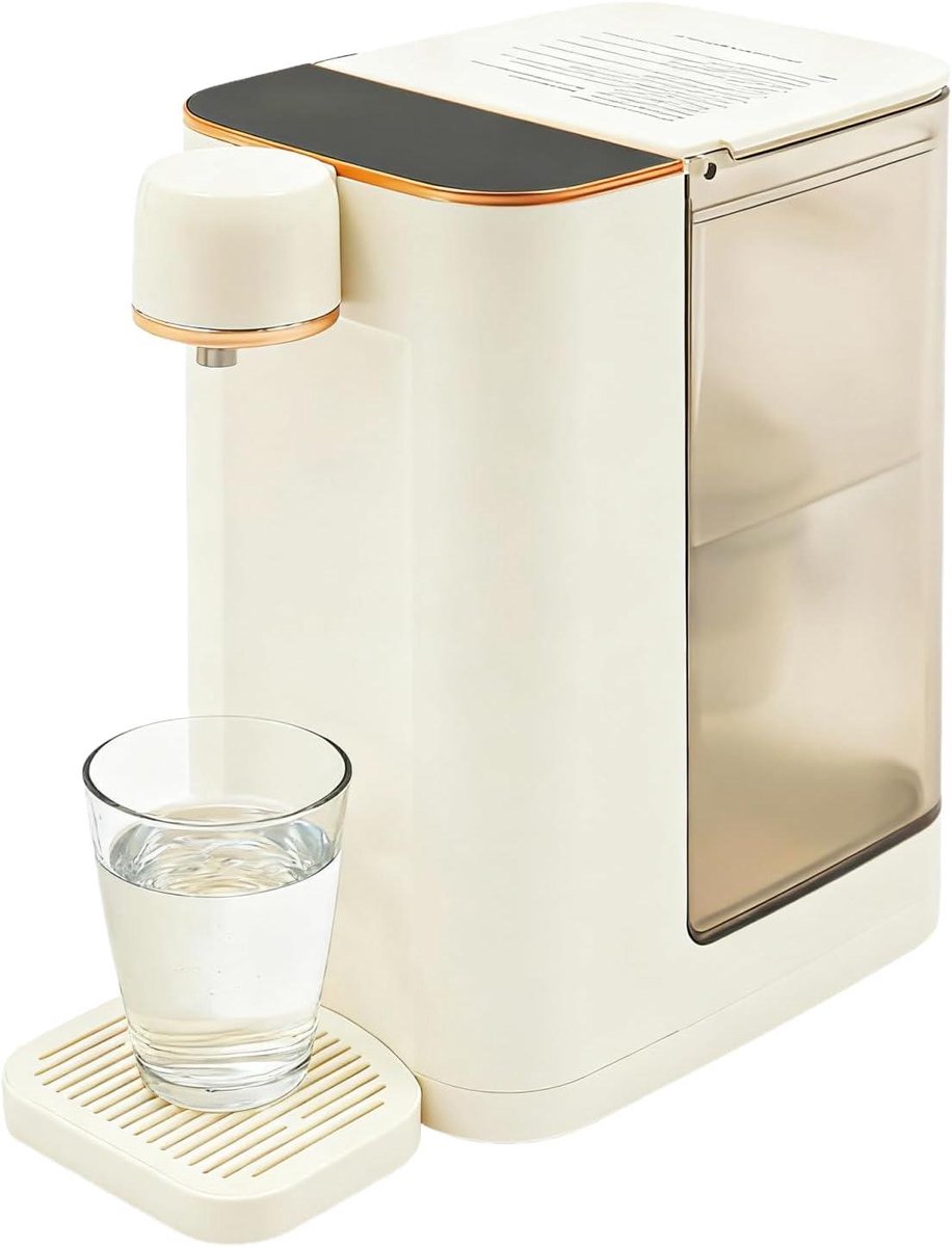 Heetwaterdispenser - Thee machine - Snel drankjes maken - 3 seconden opwarmen - 3 liter capaciteit - Melkwit thee