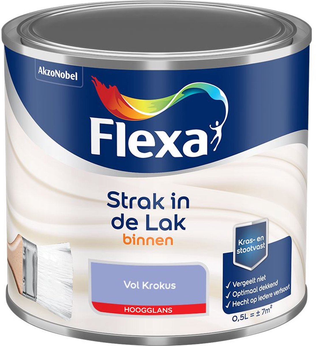 Flexa - Strak In De Lak Binnenlak Hoogglans - Vol Krokus - Mengverf - 500 Ml