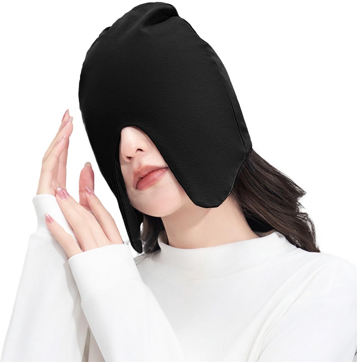 Dailygoods- Slaapmuts Lichtdicht - Dubbellaags - Oogmasker - Katoen - Uniseks - Zacht en Ademend - Nachtmuts