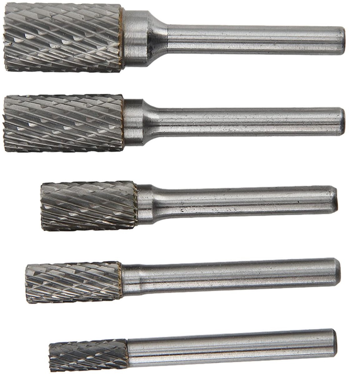Dailygoods - Double Cut Carbide Burrs Set - Roterende Vijlen - Hoogwaardige snijgereedschap - 6 mm - Slijpen en bewerken - Geschikt voor precisiewerk...