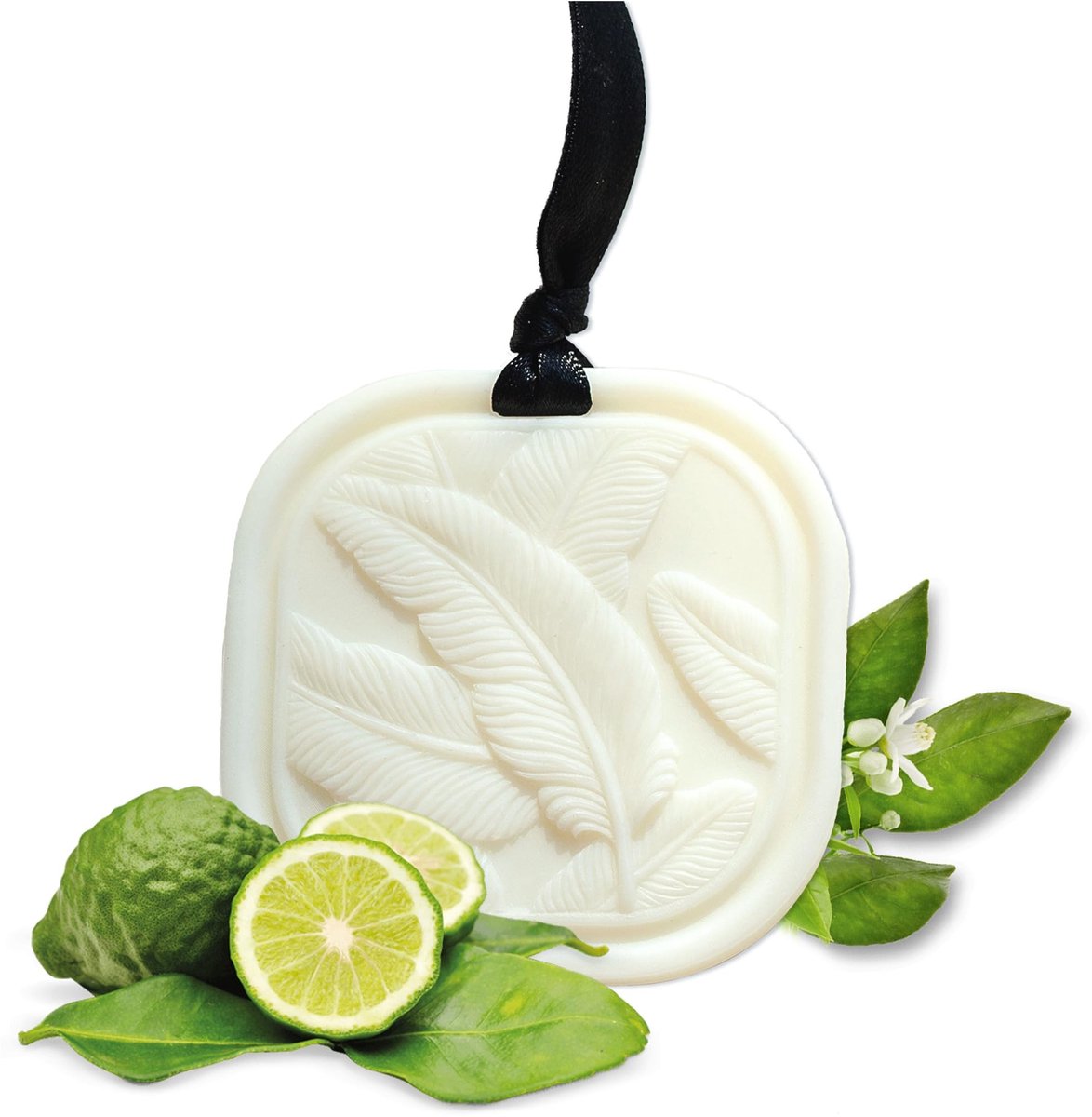 Dailygoods- Geurzakje Langdurige Luchtverfrisser - Bergamot/Kasjmier - Natuurlijke Koolzaadwas - 35 g - Duurzaam - Veilig voor Gesloten Ruimtes